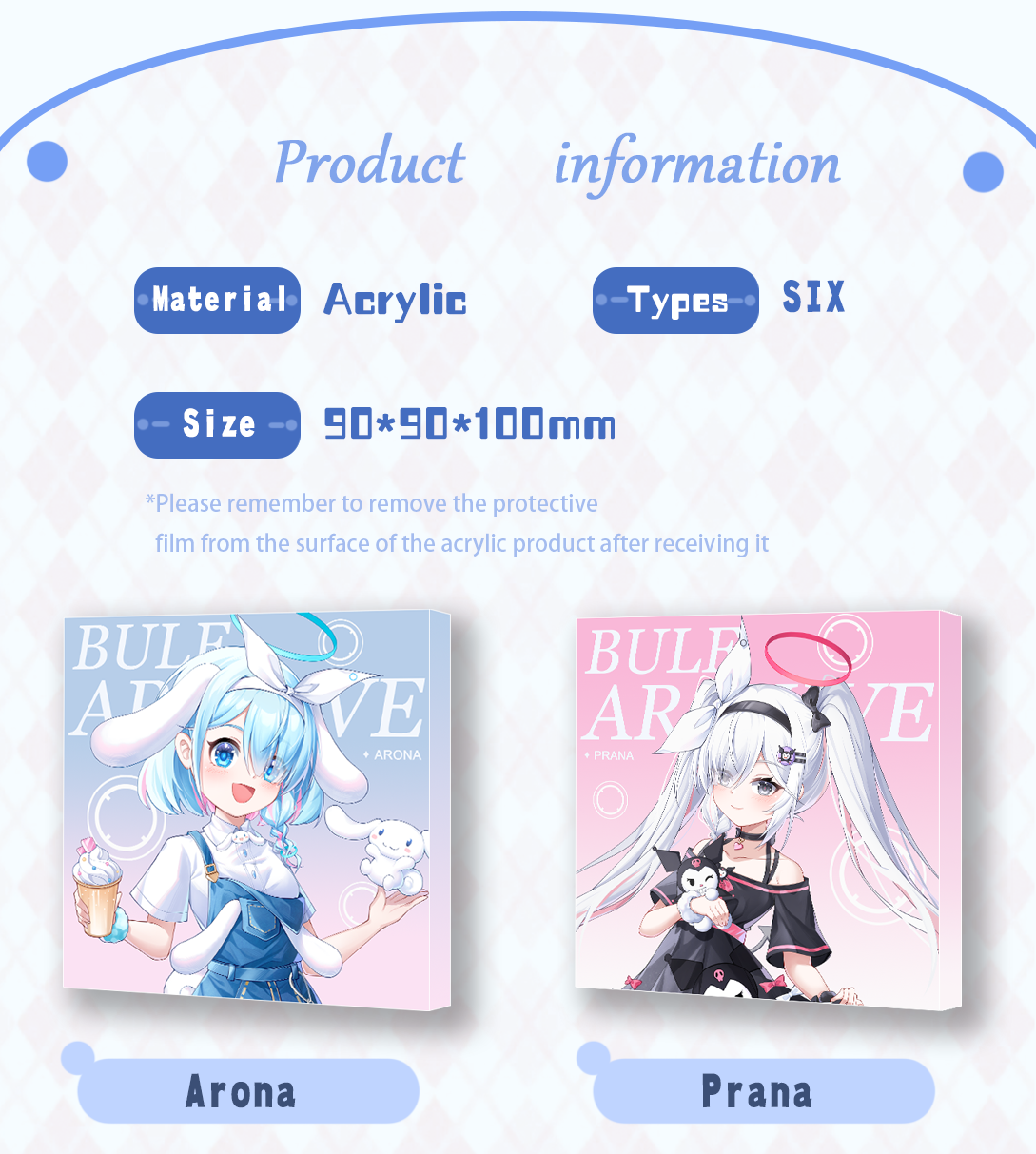 Blue Archive Acrylic Block