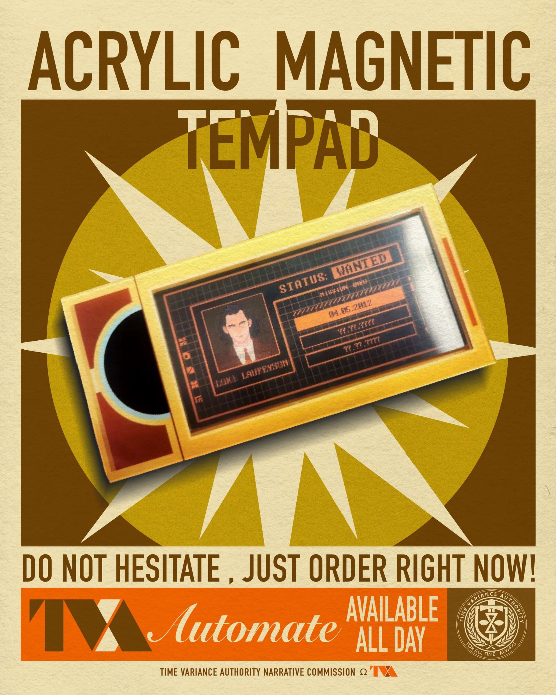 TVA Acrylic Magnetic Tempad Frame & Lenticular Card a3n acrylics doujin rps