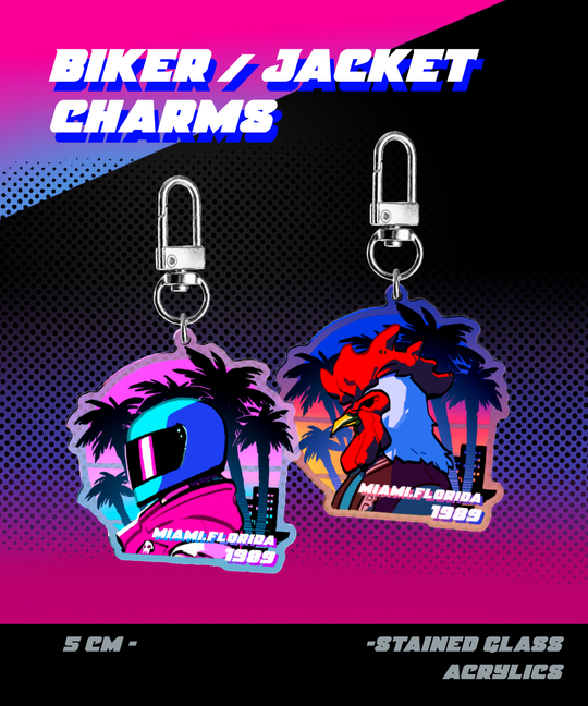 HLM Biker/Jacket Acrylic Charm acrylics game hlm tatsu