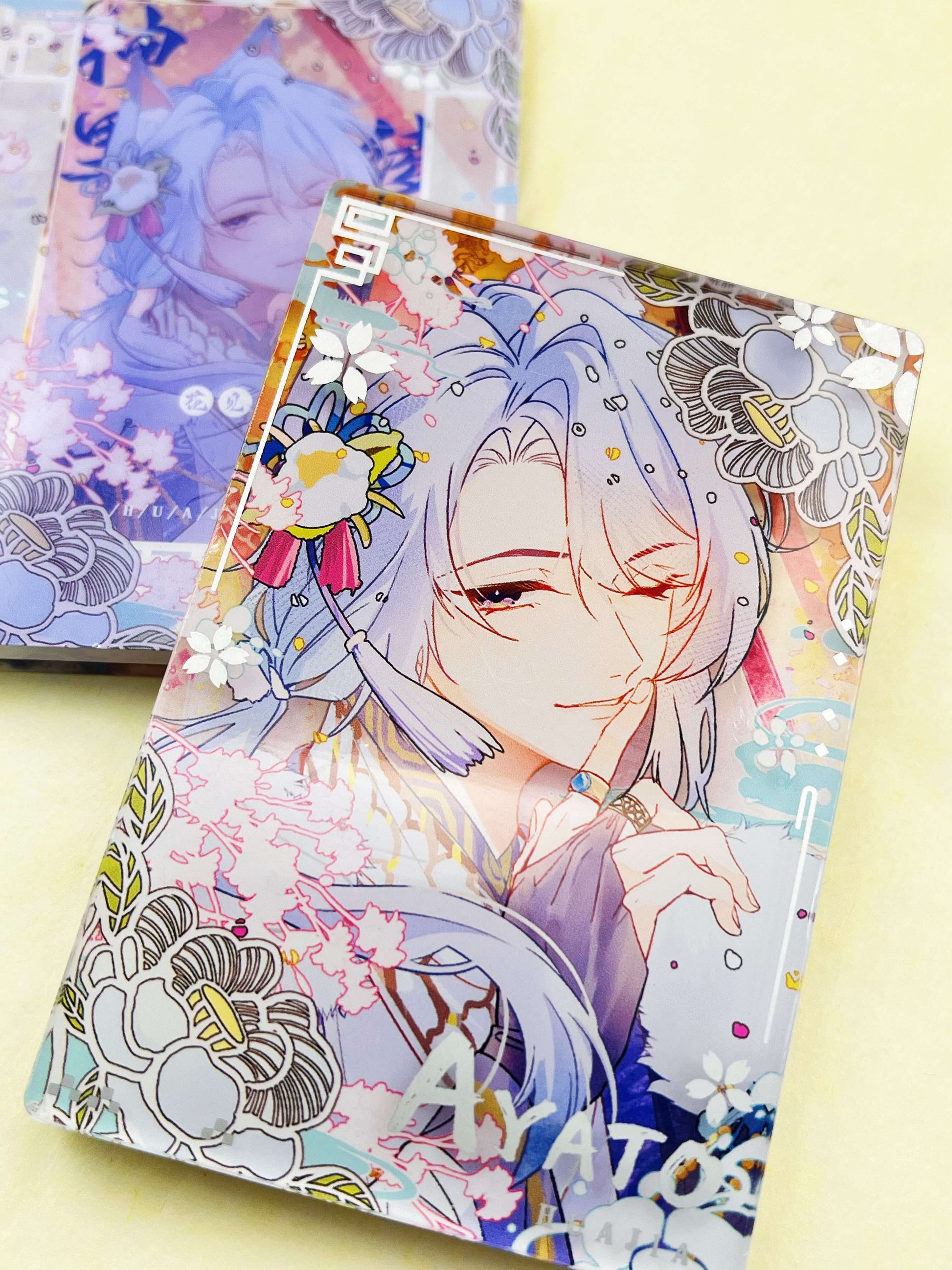 Genshin Impact-神里綾人 Kamisato Ayato-Flower doujin game genshin kefantasy prints