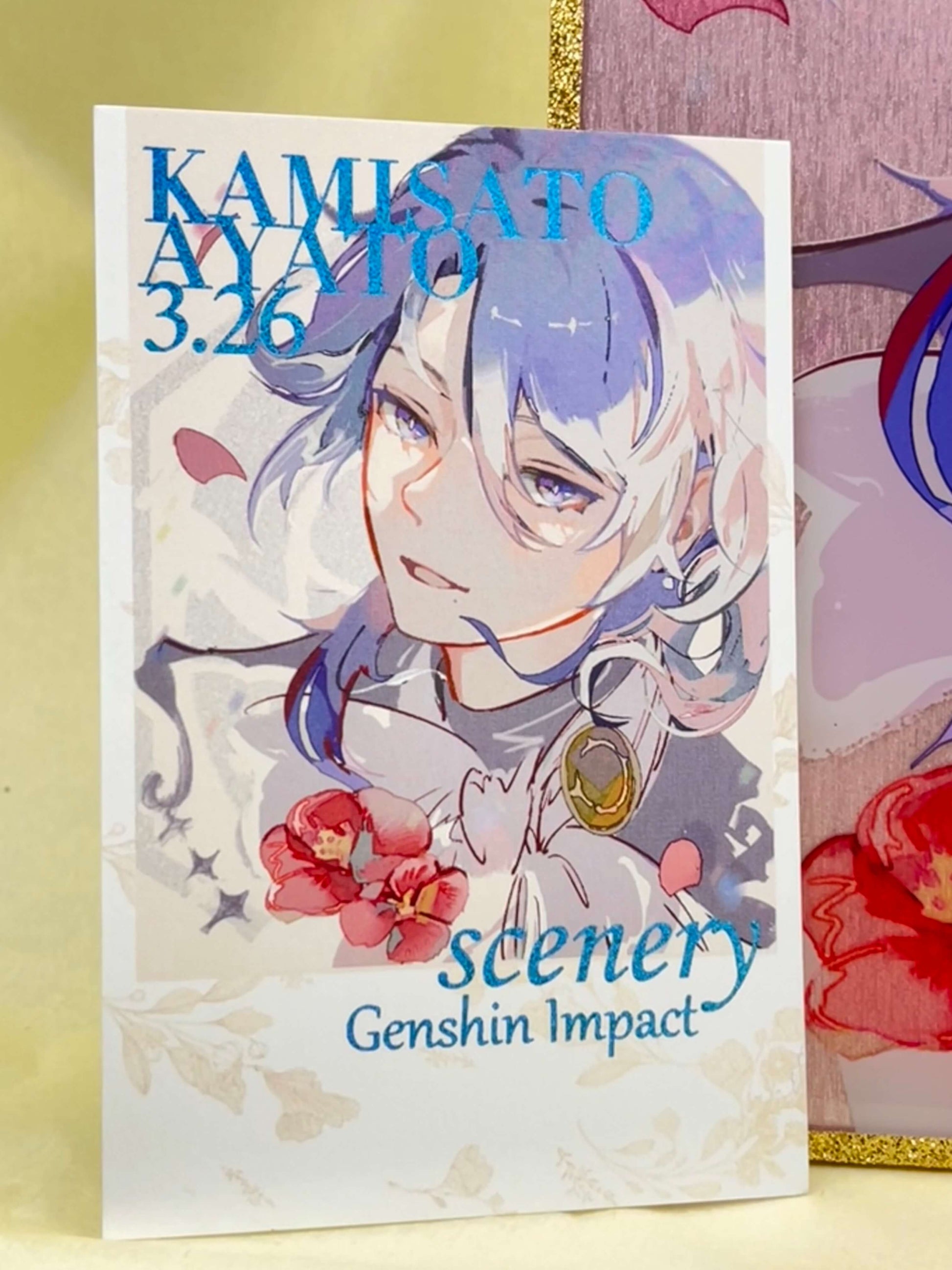Genshin Impact-神里綾人 Kamisato Ayato-Scenery doujin game genshin kefantasy prints
