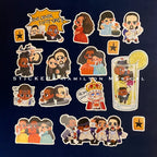 Hamilton-All cast PVC stickers-Musical doujin duc_paradise musical prints