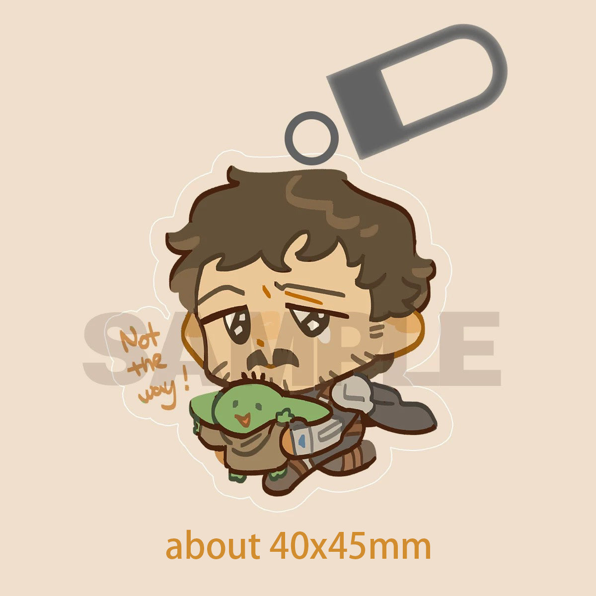 Pedro Pascal-Acryl key holder acrylics doujin duc_paradise rps