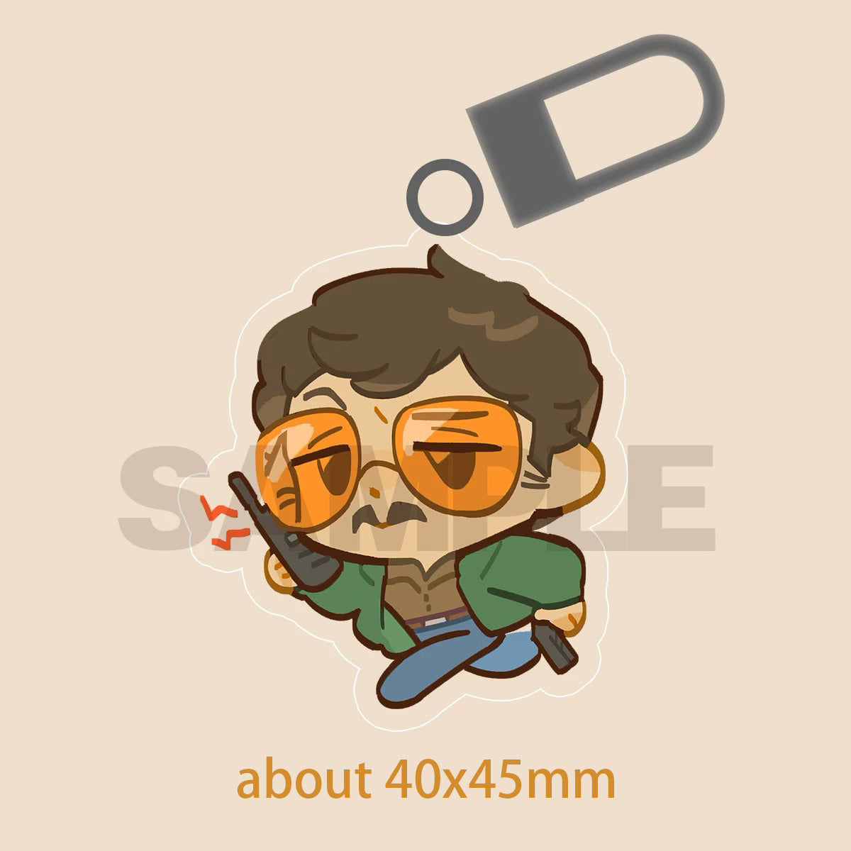 Pedro Pascal-Acryl key holder acrylics doujin duc_paradise rps