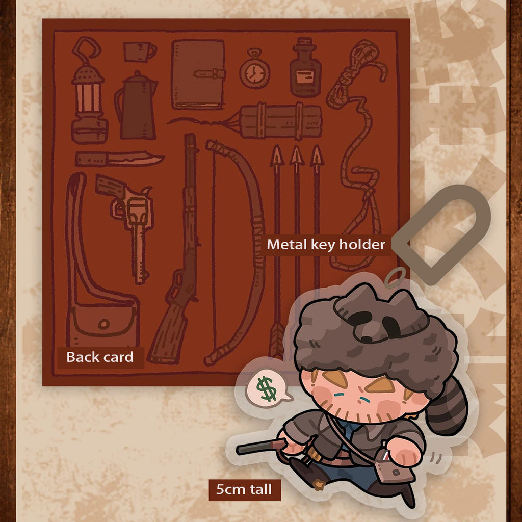 Red Dead Redemption 2-Arthur-Stickers/Acryl Stand/Badge/Acryl key holder acrylics doujin duc_paradise game prints