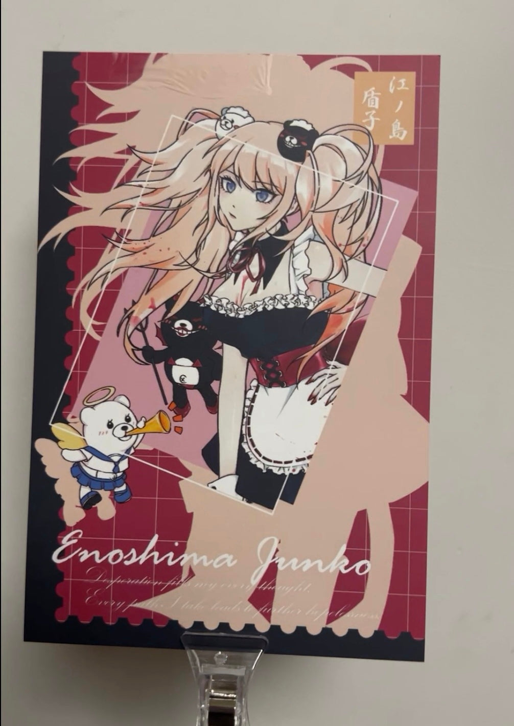 Danganronpa Maid Series Postcards Danganronpa doujin game prints tsubasa