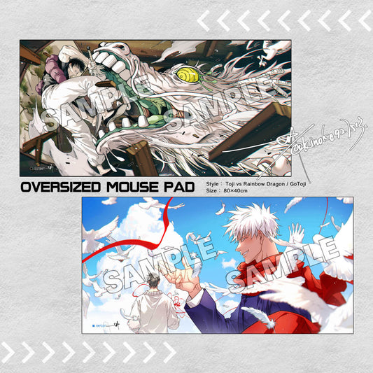 JJK Oversized Mousepad/Deskpad anime doujin jjk kinoko mousepad