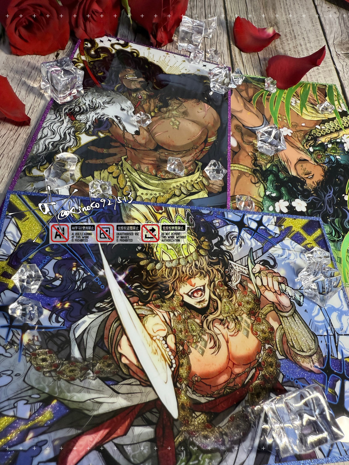 Sultan's Game Acrylic Shikishi doujin game kinoko prints sultan's_game