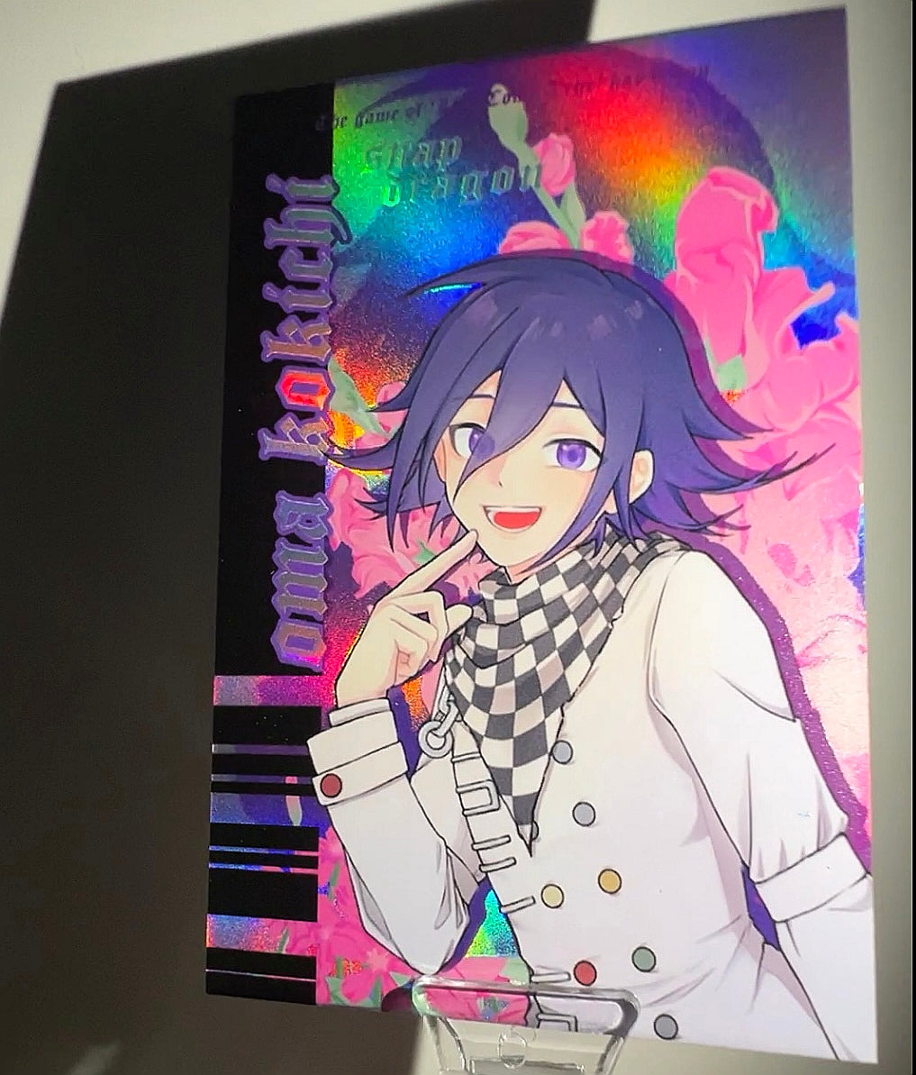 Danganronpa Flower Language postcard Danganronpa doujin game prints tsubasa