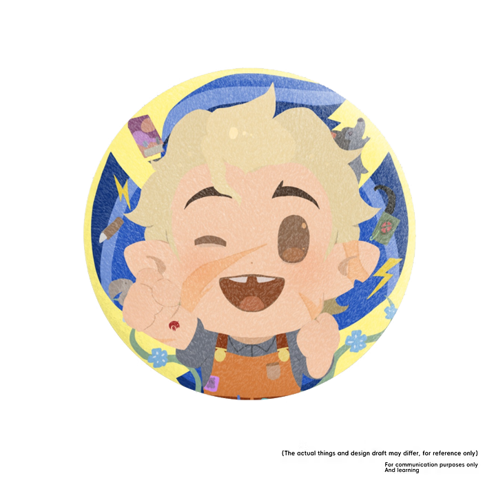 [🦉TOH Fanarts]Plash Badges anime doujin pins TOH