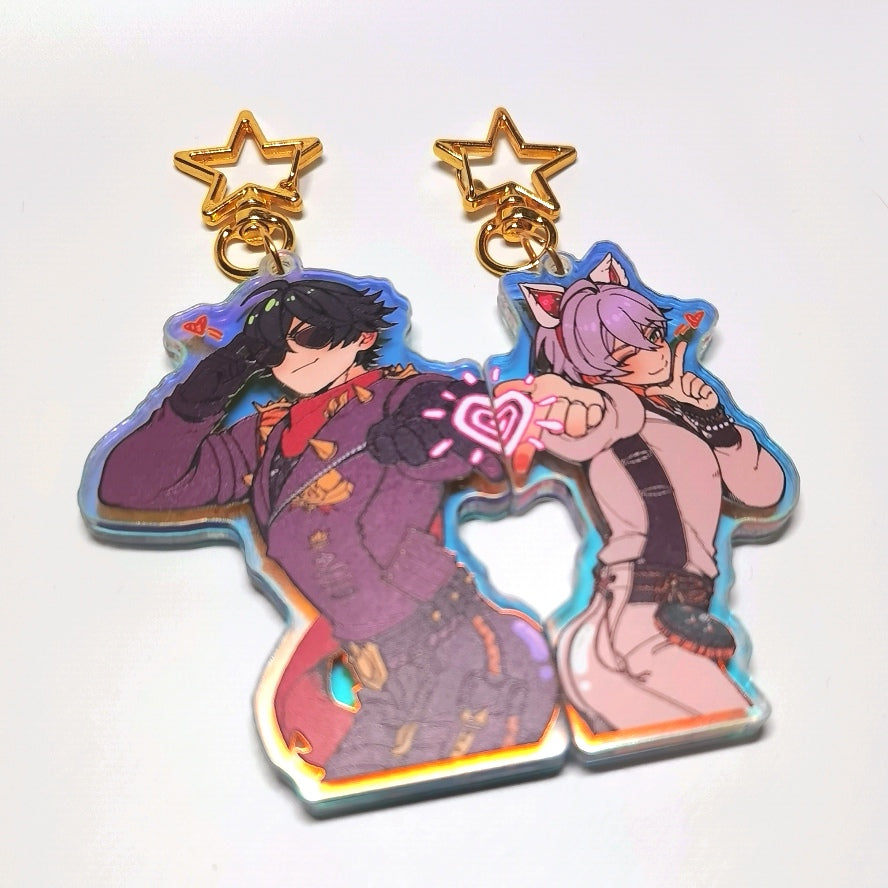 LighterWise Magnetic Double-Sided Acrylic Keychain acrylics doujin game serenecity ZenlessZoneZero
