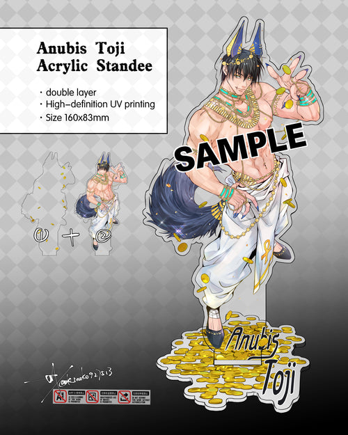 Anubis Toji Acrylic Standee acrylics anime doujin jjk kinoko