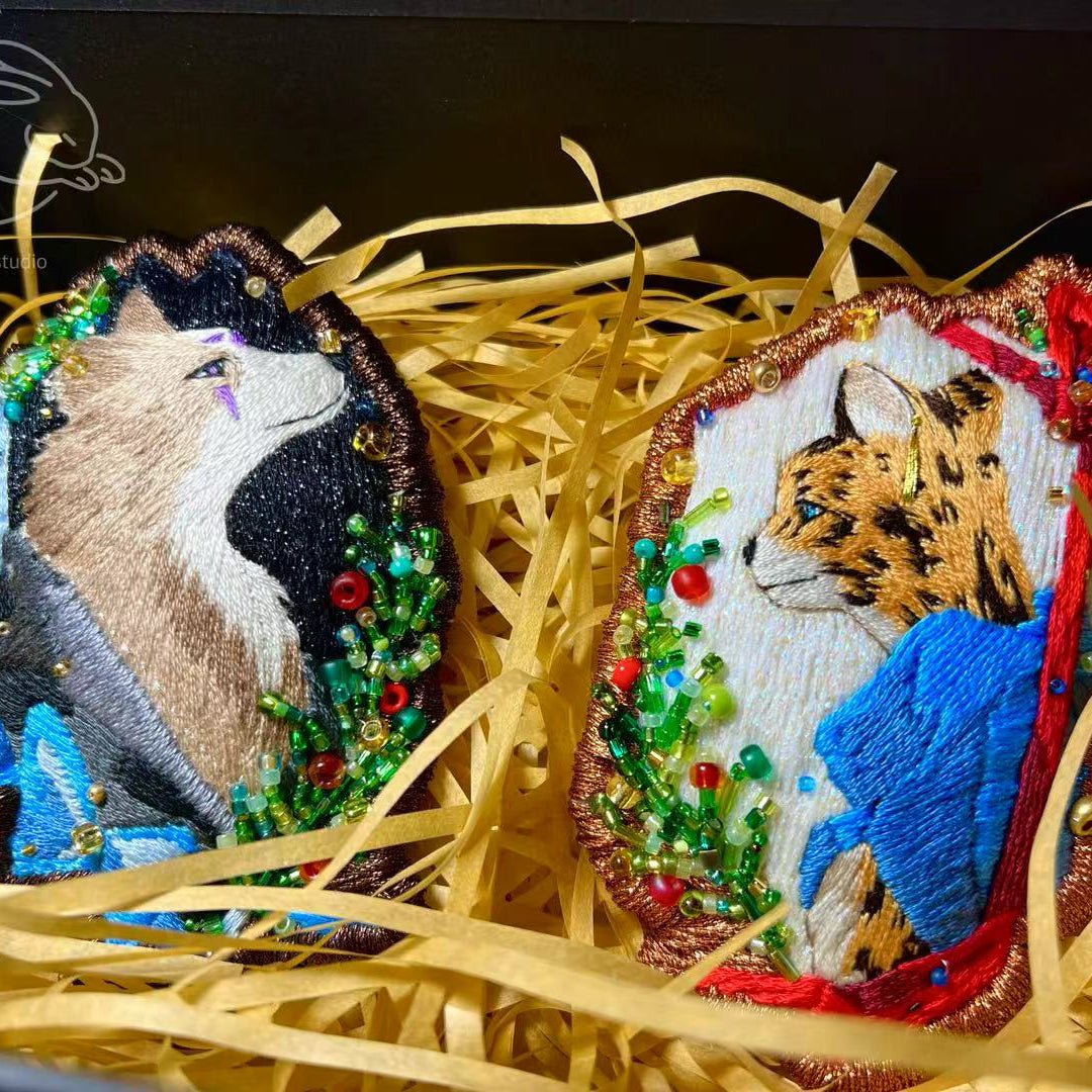 Customize-Animal/Portrait Handmade Embroidery accessories doujin game nemui_studio zelda