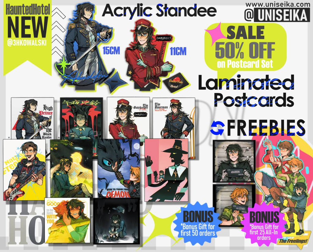 Haunted Hotel Merch Set Pre-order