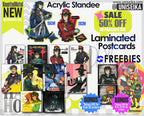 Haunted Hotel Merch Set Pre-order 3HKowalski acrylics doujin prints