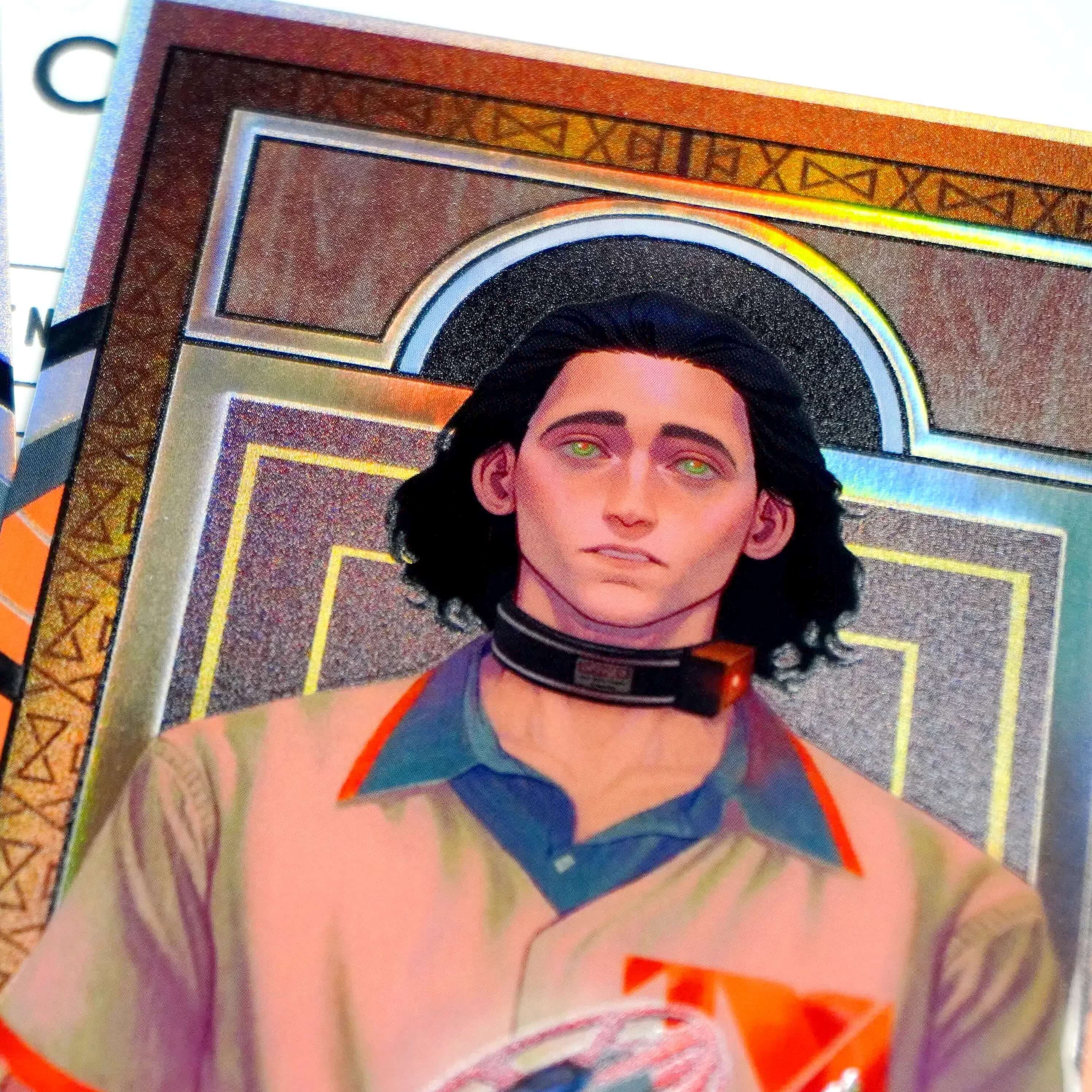 TVA Variant Loki Reverse UV Laser Ticket a3n acrylics doujin rps