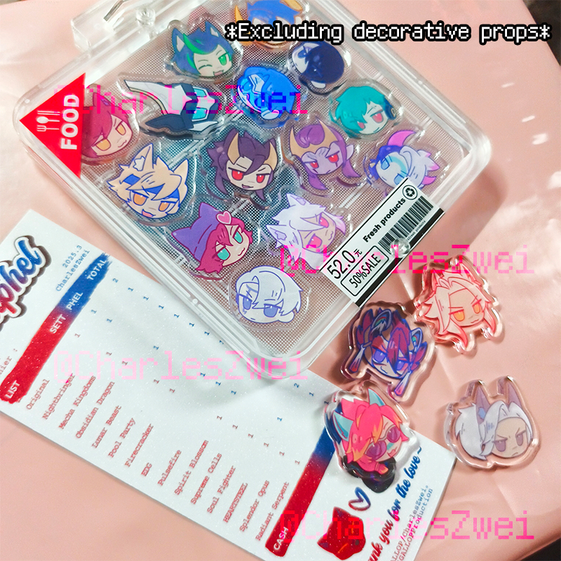 Settphel Acrylic Pieces set