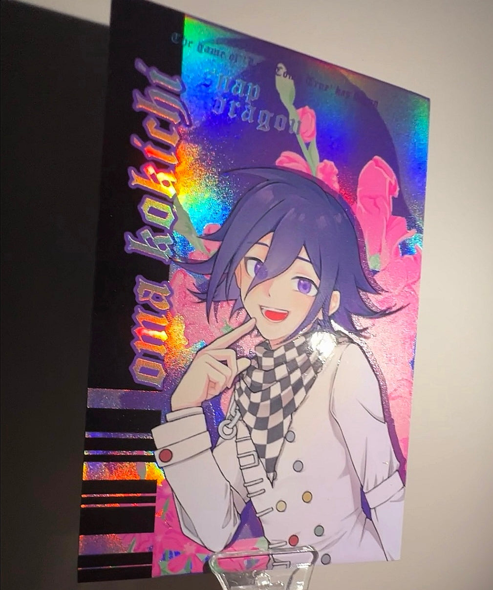 Danganronpa Flower Language postcard Danganronpa doujin game prints tsubasa