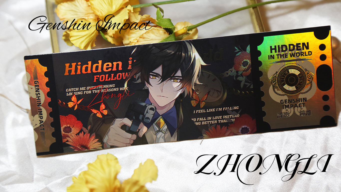 Genshin Impact-鍾離 Zhongli-Hidden In The World doujin game genshin kefantasy prints