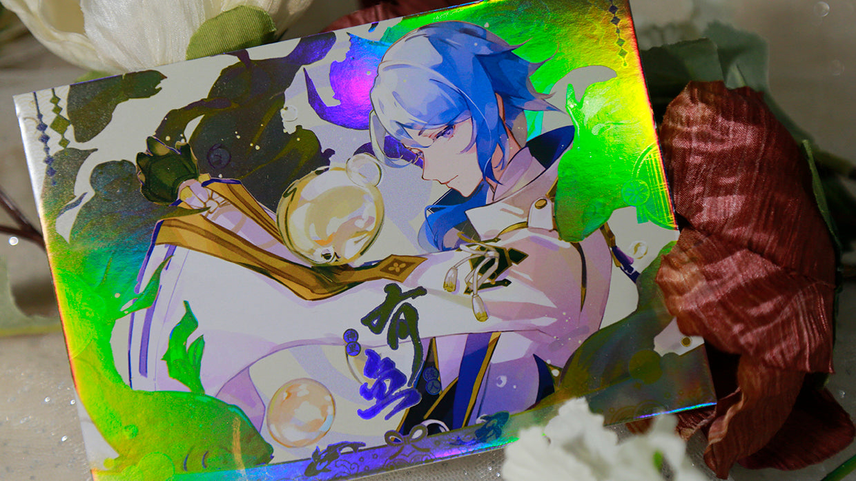 Genshin Impact-神里綾人 Kamisato Ayato-Fish doujin game genshin kefantasy prints