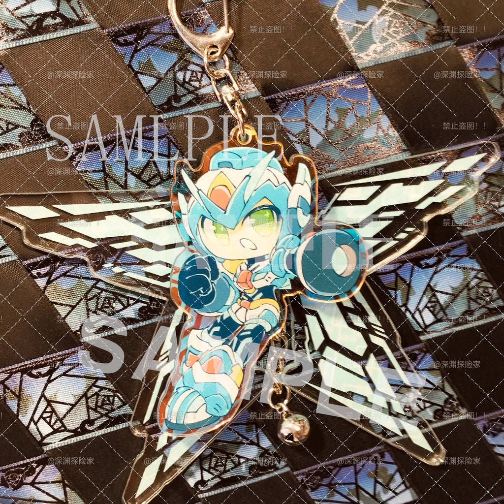 DiVE ARMOR X Acrylic pendant with moving wings acrylics game ling6 megaman