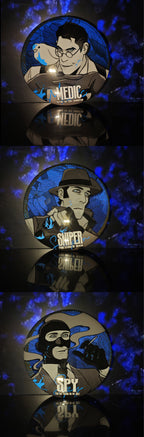 Team Fortress2-75mm Reflective Badge/Pin doujin game pins teamfortress