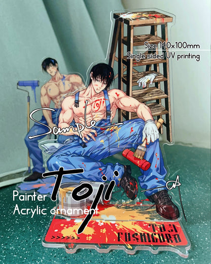 Painter Toji Standee acrylics anime doujin jjk kinoko