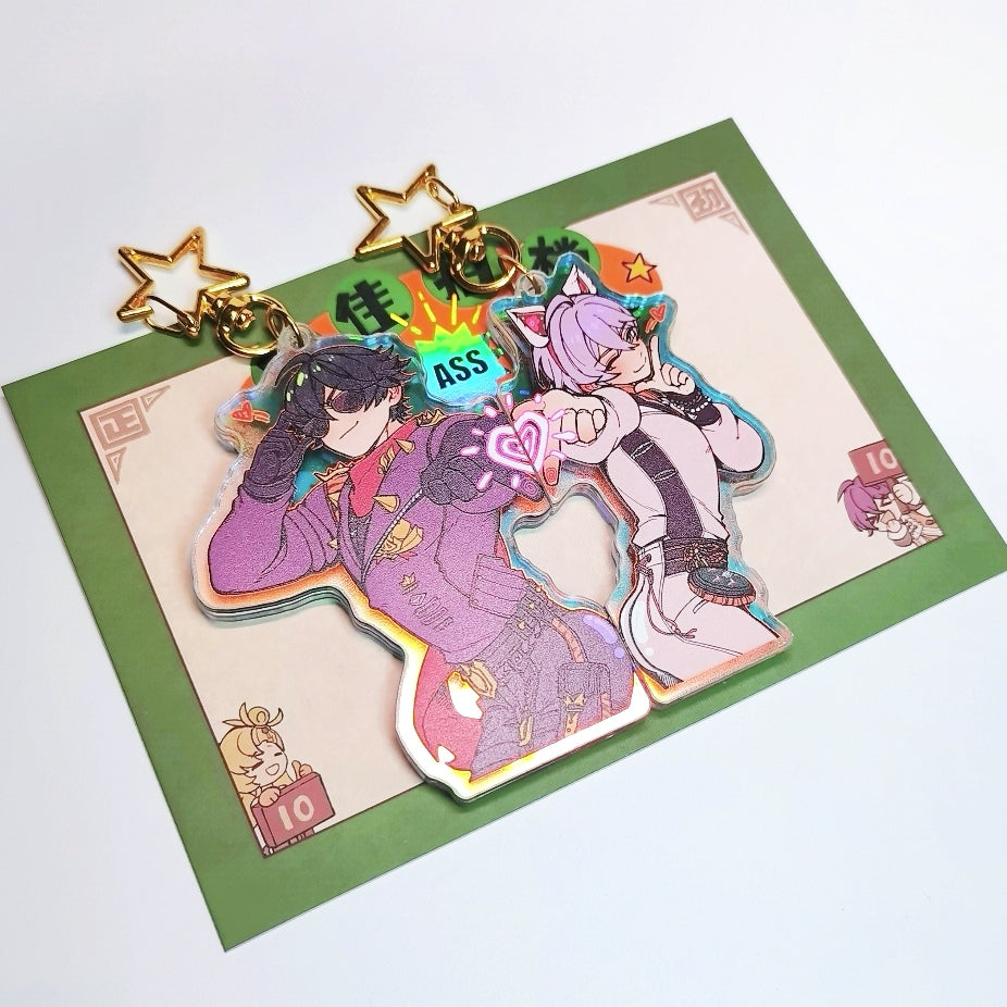 LighterWise Magnetic Double-Sided Acrylic Keychain