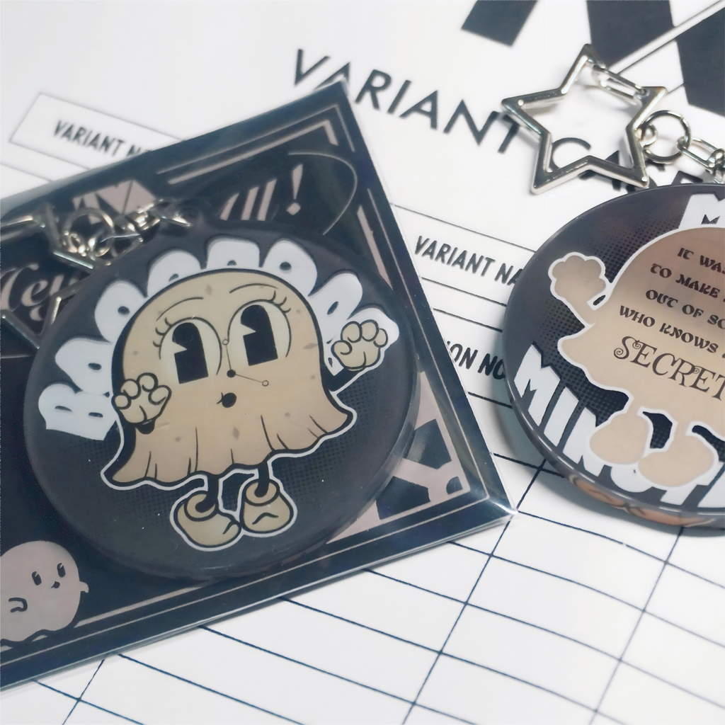 TVA Miss Minutes Ghost Clock Ver. Acrylic Charm a3n acrylics doujin rps