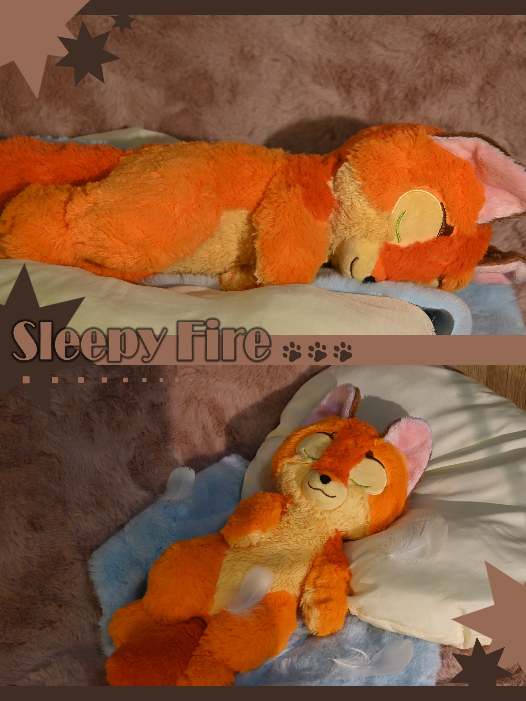 Sleepy Fire doujin plushie