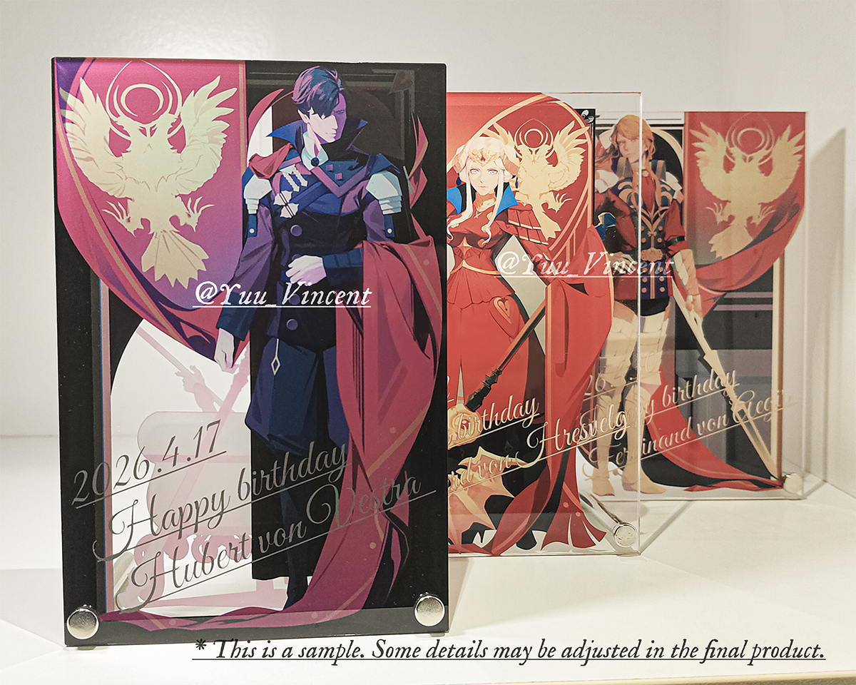 Adrestian Empire Birthday Fanart Acrylic Stand