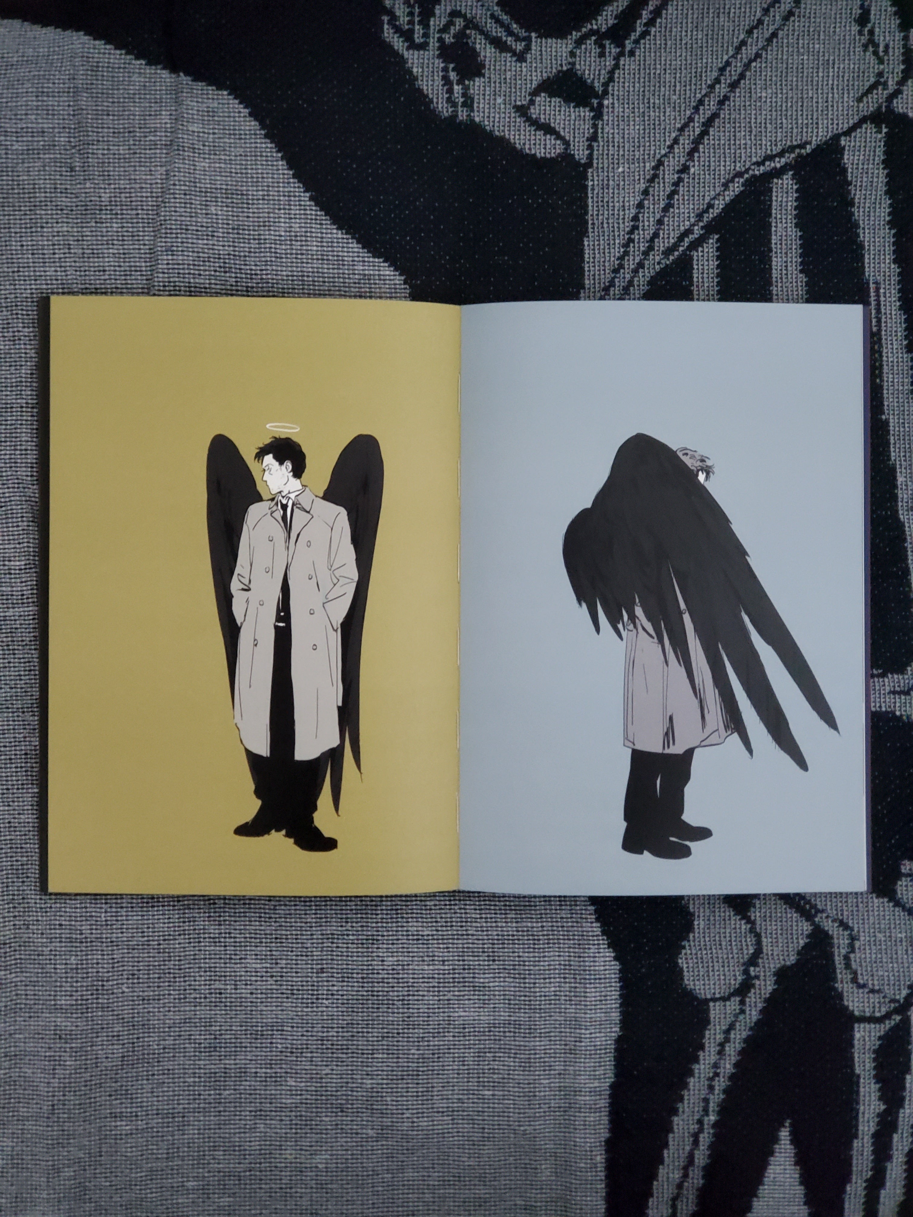 Angel of Thursday Castiel-centric Artbook doujin prints spn