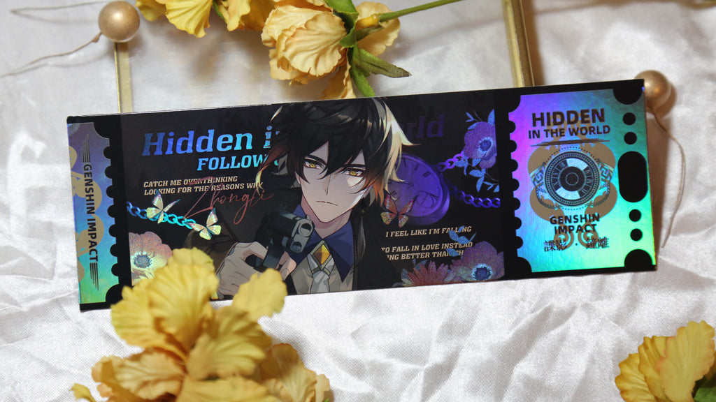 Genshin Impact-鍾離 Zhongli-Hidden In The World doujin game genshin kefantasy prints