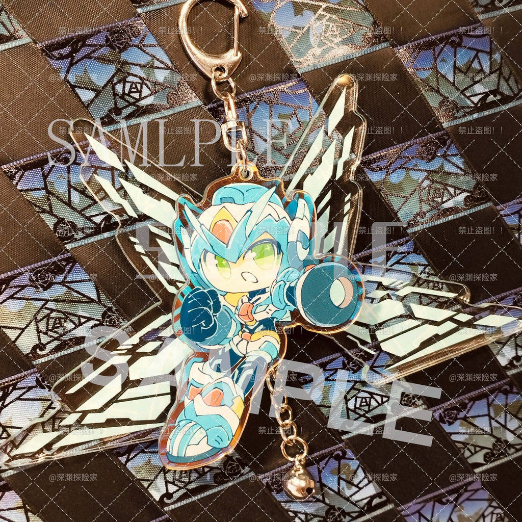 DiVE ARMOR X Acrylic pendant with moving wings acrylics game ling6 megaman