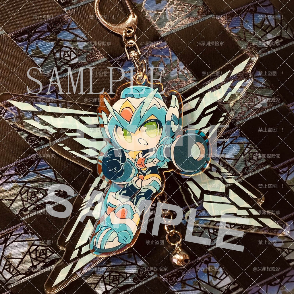 DiVE ARMOR X Acrylic pendant with moving wings acrylics game ling6 megaman