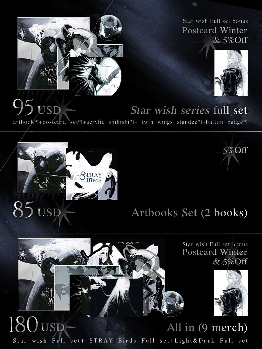 FF7 Doujin Sephiroth-Centric Artbook Merch