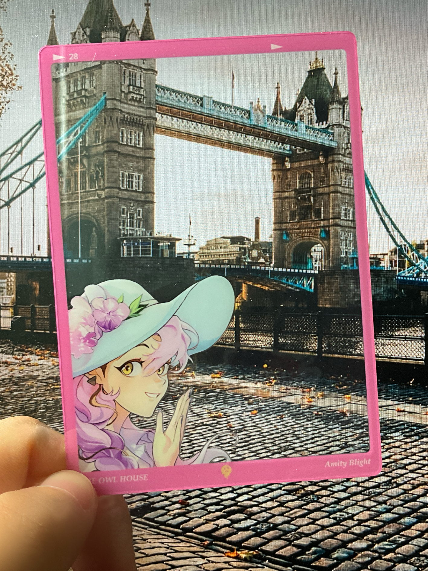 TOH  Limited Summer Travel Clear Acrylic Charm