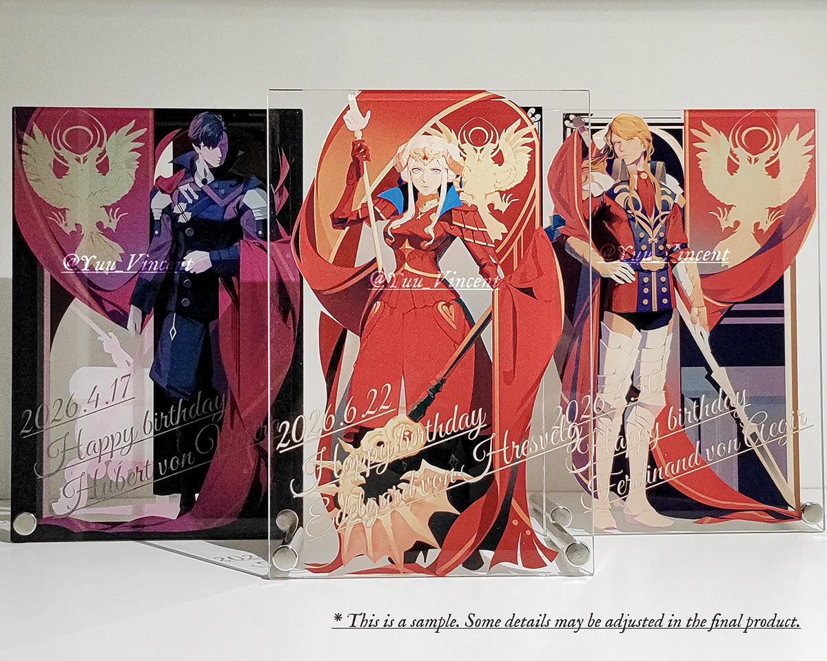 Adrestian Empire Birthday Fanart Acrylic Stand
