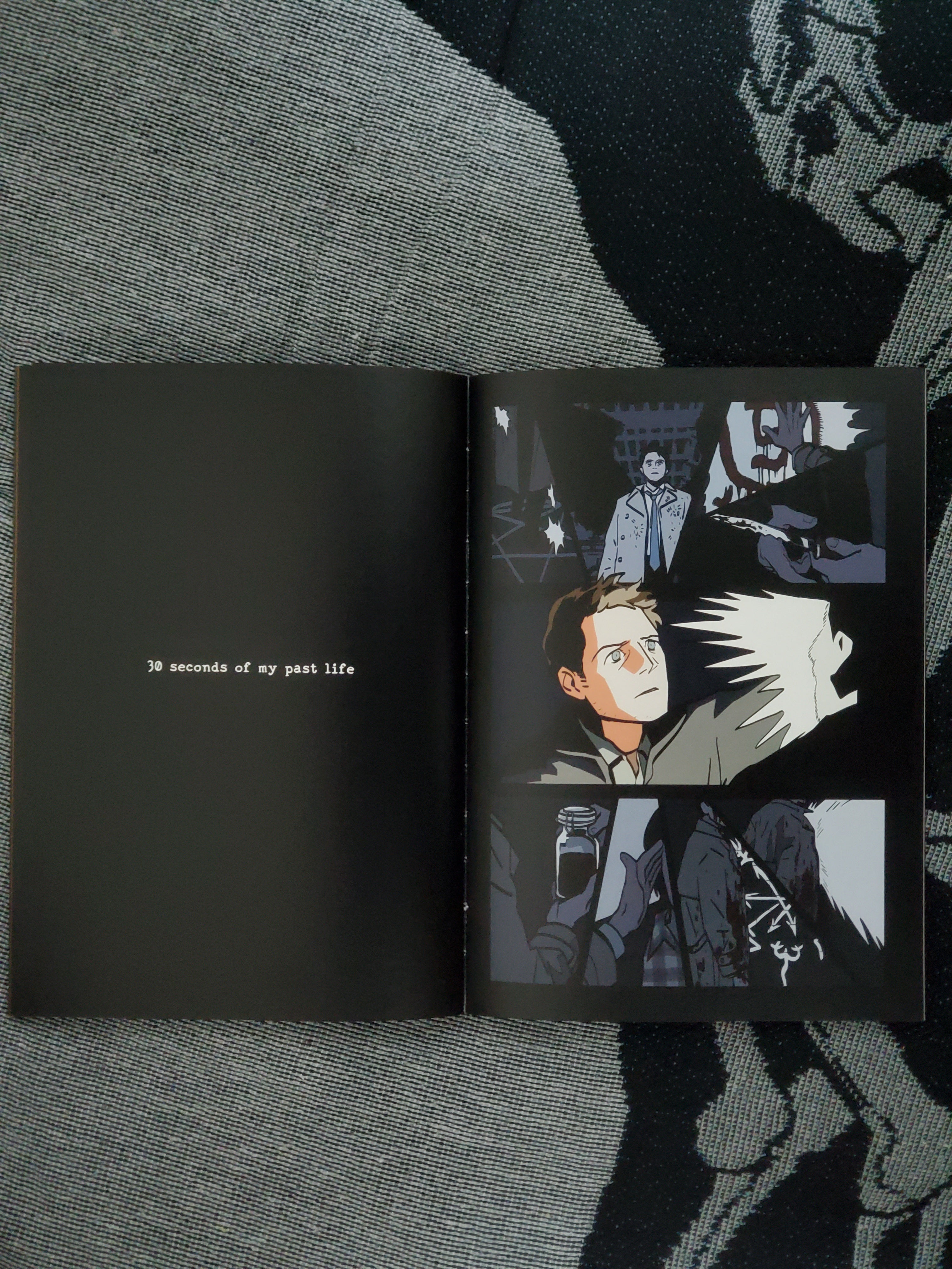 Angel of Thursday Castiel-centric Artbook doujin prints spn