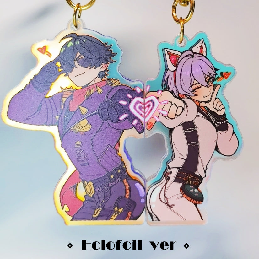 LighterWise Magnetic Double-Sided Acrylic Keychain