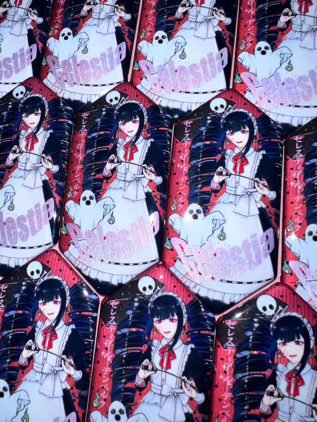 Danganronpa Maid Series Badge/pin Danganronpa doujin game pins tsubasa