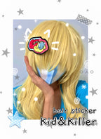 Kid & Killer Hair Sticker — One Piece KID PIRATES Fan Made