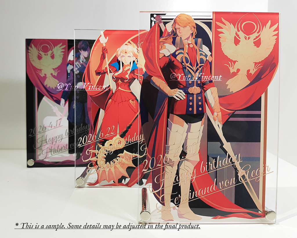 Adrestian Empire Birthday Fanart Acrylic Stand