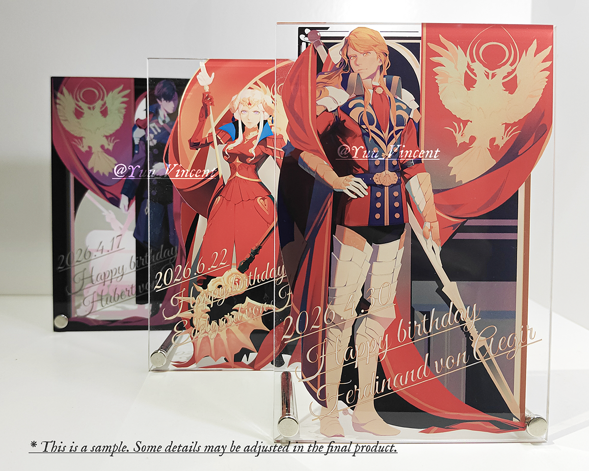 Adrestian Empire Birthday Fanart Acrylic Stand