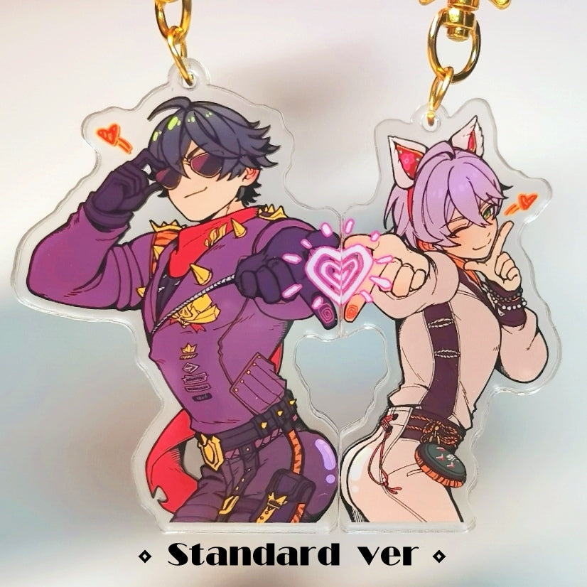 LighterWise Magnetic Double-Sided Acrylic Keychain