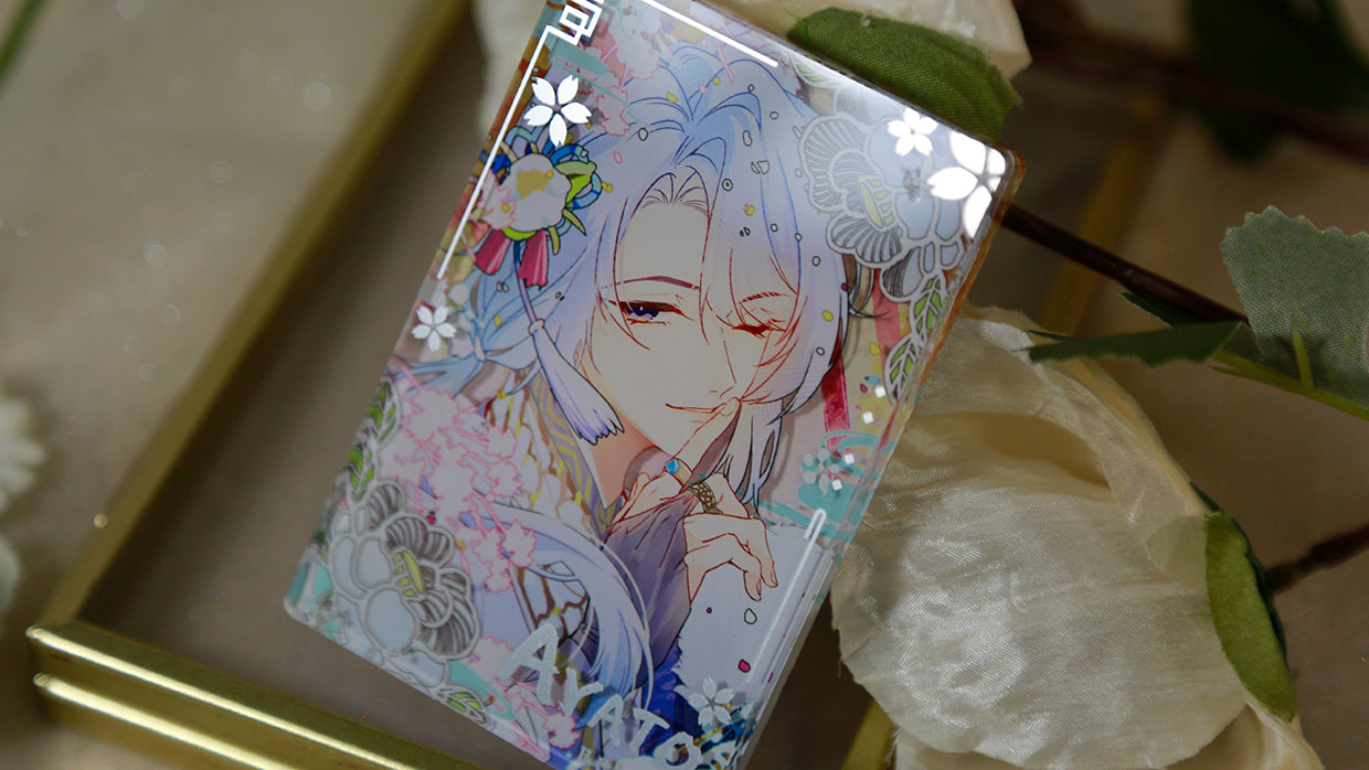 Genshin Impact-神里綾人 Kamisato Ayato-Flower doujin game genshin kefantasy prints