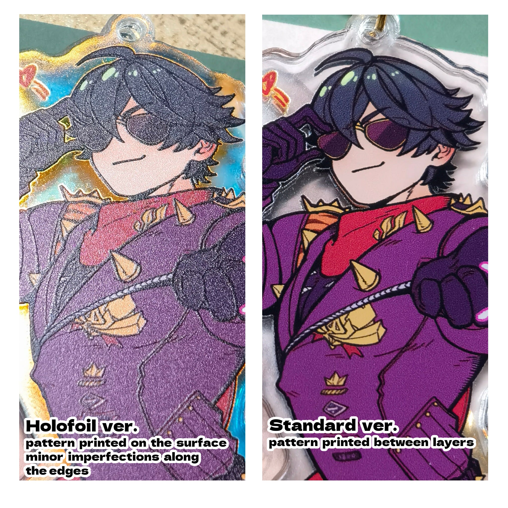 LighterWise Magnetic Double-Sided Acrylic Keychain acrylics doujin game serenecity ZenlessZoneZero