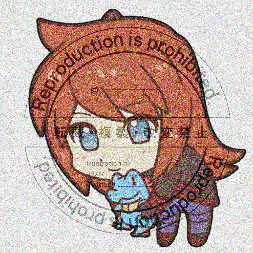 Got picked up?! PMSP doujin Acrylic Key Chain