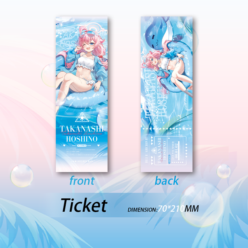 Blue Archive Takanashi Hoshino Swimwear Series acrylics bluearchive doujin game ikkou