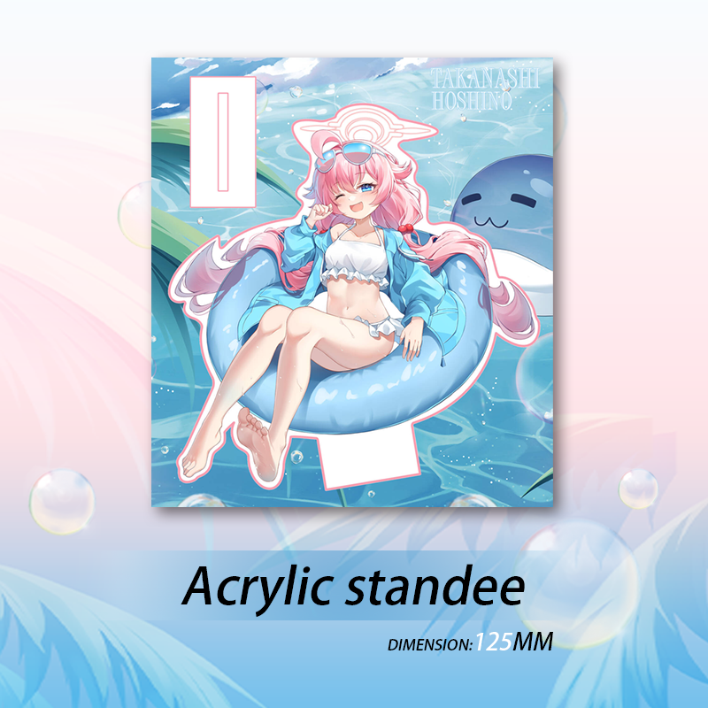 Blue Archive Takanashi Hoshino Swimwear Series acrylics bluearchive doujin game ikkou